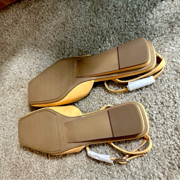 Franco Sarto | L-Jolee Ankle Strap Flat, size 38.5EU/8.5US in Cantaloupe Leather - Picture 10 of 10